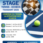 Blue and Lime Modern Padel Tournament Poster